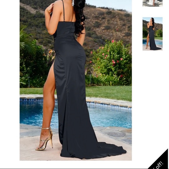 Moda Glam Boutique Penelope High Slit Dress - Picture 6 of 8